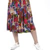 Vintage Classic Women`s Skirt Chest Elastic Waisted Multi Coloured SK054-0