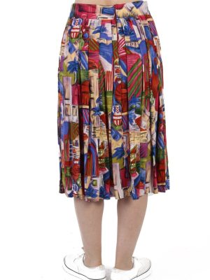 Vintage Classic Women`s Skirt Chest Elastic Waisted Multi Coloured SK054-111284