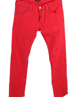 Vintage Lee Powell Stretch Jeans Slim Leg 32 in. Red J4217-0