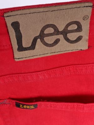 Vintage Lee Powell Stretch Jeans Slim Leg 32 in. Red J4217-110467