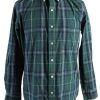 Vintage Mens Chaps Checkered Printed Long Sleeve Shirts M Green SH3906-0