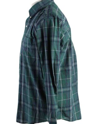 Vintage Mens Chaps Checkered Printed Long Sleeve Shirts M Green SH3906-115164