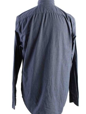Vintage Mens Tommy Hilfiger New York Fit Cotton Long Sleeve Shirts L Grey SH3910-115181