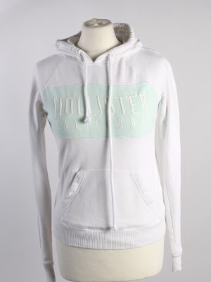 Vintage Hollister Hoddies Tracksuits Top XS White -SW2360-0