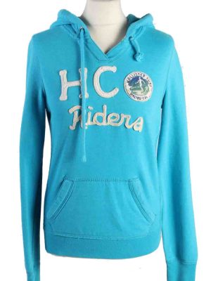 Vintage Hollister Hoddies Tracksuits Top M Turquoise -SW2364-0