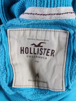 Vintage Hollister Hoddies Tracksuits Top M Turquoise -SW2364-115820