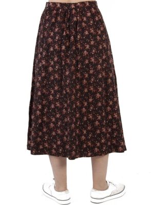 Victory Floral Skirt Casual Vintage Multi Coloured