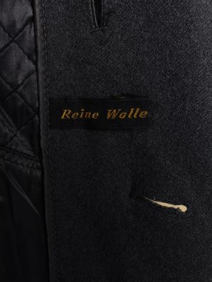 Vintage Reine Wolle Classic Jacket Coat Chest 49 Grey -C1561-116941