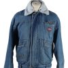 Vintage Ritt Blue Jeans Denim Jacket Sherpa S Blue -DJ1524-0