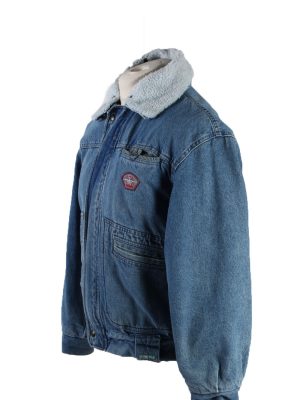 Vintage Ritt Blue Jeans Denim Jacket Sherpa S Blue -DJ1524-116736
