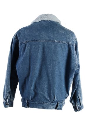 Vintage Ritt Blue Jeans Denim Jacket Sherpa S Blue -DJ1524-116737