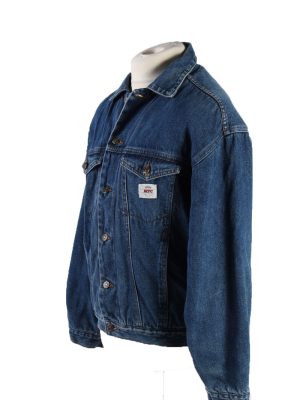 Vintage MFC Denim Jacket Sherpa S Blue -DJ1525-116741