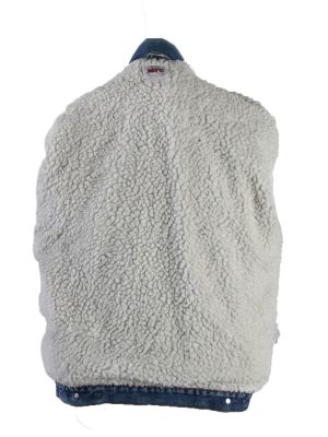 Vintage MFC Denim Jacket Sherpa S Blue -DJ1525-116743