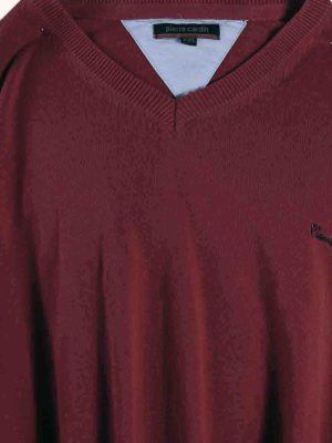 Vintage Pierre Cardin Sweater Pullover XXL Red -IL1766-116841