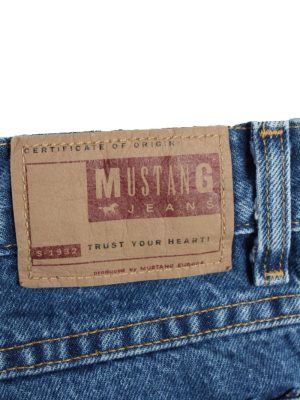 Vintage Mustang High Rise Mid Blue Unisex Jeans J4418-116662