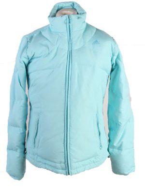 Vintage Adidas Winter Puffer Coat 14 Turquoise -C1603-0