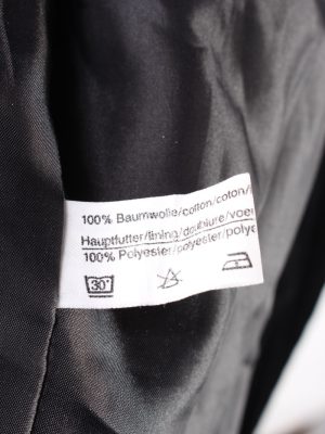 Vintage Soft Velvet Jacket 12 Black -C1646-117821