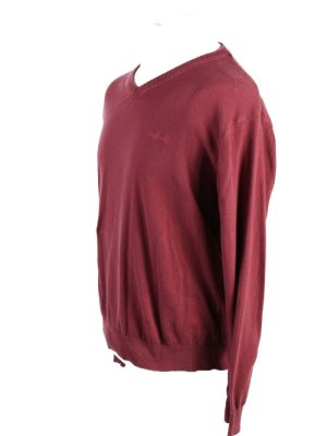 Vintage Pierre Cardin Pullover Jumper XL Bordeaux -IL1786-117360