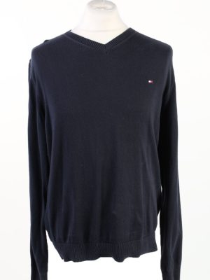 Vintage Tommy Hilfiger Pullover Jumper L Dark Blue -IL1799-0