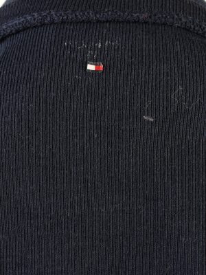 Vintage Tommy Hilfiger Pullover Jumper Size 42 Dark Blue -IL1804-117398