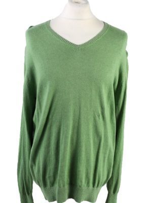 Vintage Pierre Cardin Pullover Jumper Size XXL Green -IL1810-0