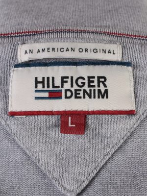 Vintage Tommy Hilfiger Sweatshirt L Grey -IL1836-117939