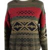Vintage Carnet De Vol Pullover Jumper 2 Multi -IL1861-0