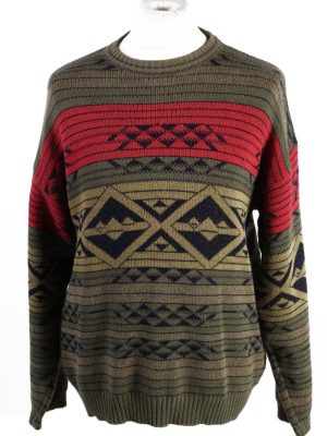 Vintage Carnet De Vol Pullover Jumper 2 Multi -IL1861-0