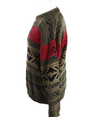 Vintage Carnet De Vol Pullover Jumper 2 Multi -IL1861-118471