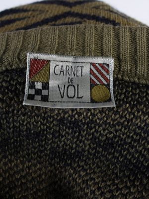 Vintage Carnet De Vol Pullover Jumper 2 Multi -IL1861-118473