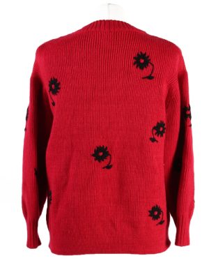 Vintage Pullover Jumper Red -IL1867-118646