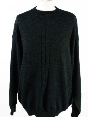 Vintage Ligne Homme Pullover Jumper 5 Green -IL1881-0