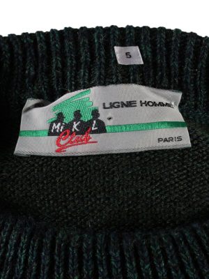 Vintage Ligne Homme Pullover Jumper 5 Green -IL1881-118594