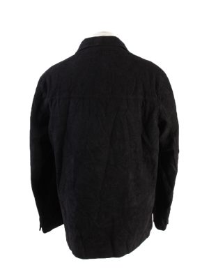 Vintage At Company Soft Velvet Blazer Jacket XL Black -C1734-121151