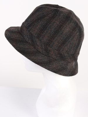 Vintage Best Quality 1980s Fashion Trilby Hat Multi HAT667-120213