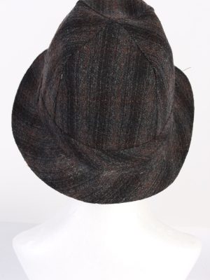 Vintage Best Quality 1980s Fashion Trilby Hat Multi HAT667-120214