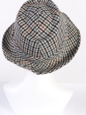 Vintage Canda 1980s Fashion Trilby Hat Multi HAT677-120174