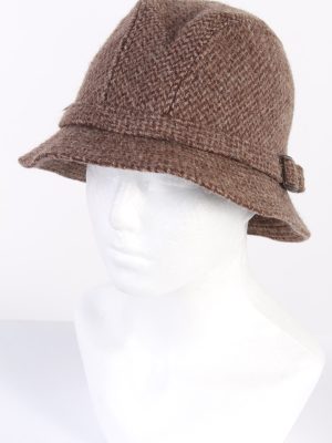 Vintage CTH 1990s Fashion Winter Hat Brown HAT691-0