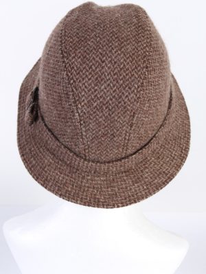 Vintage CTH 1990s Fashion Winter Hat Brown HAT691-120259