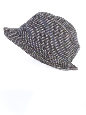 Vintage Grandezza 1980s Fashion Trilby Hat Multi HAT708-120324