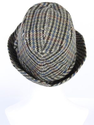 Vintage Yorn 1980s Fashion Trilby Hat Multi HAT793-120668