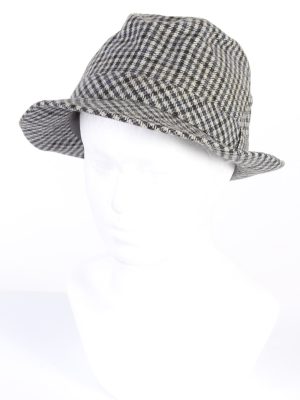 Vintage The Best Quality 1980s Fashion Trilby Hat Multi HAT796-0