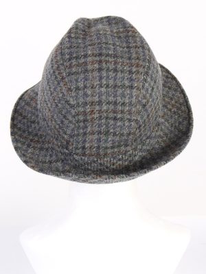 Vintage Mistral 1980s Fashion Trilby Hat Multi HAT806-120718