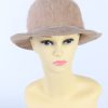 Vintage Modisch Aktuell 1990s Fashion Trilby Winter Hat Cream HAT840-0