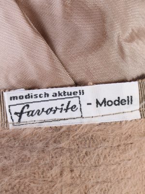Vintage Modisch Aktuell 1990s Fashion Trilby Winter Hat Cream HAT840-121289