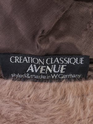 Vintage Creation Classique Avenue 1990s Fashion Brimmed Winter Hat Camel HAT881-121360