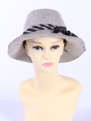 Vintage Faustmann 1970s Fashion Trilby Hat Multi HAT900-0
