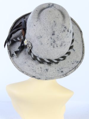 Vintage Faustmann 1970s Fashion Trilby Hat Multi HAT900-121504