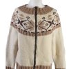 Vintage Christmas Icelandic Full Button Cardigan Multi -IL2046-0