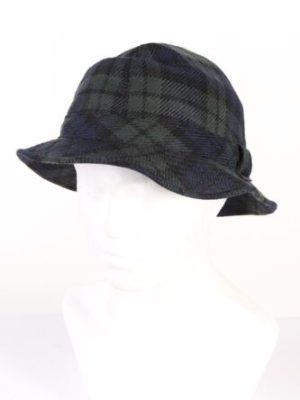 Vintage Stanton Lined Brim Hat 100% Wool 80s